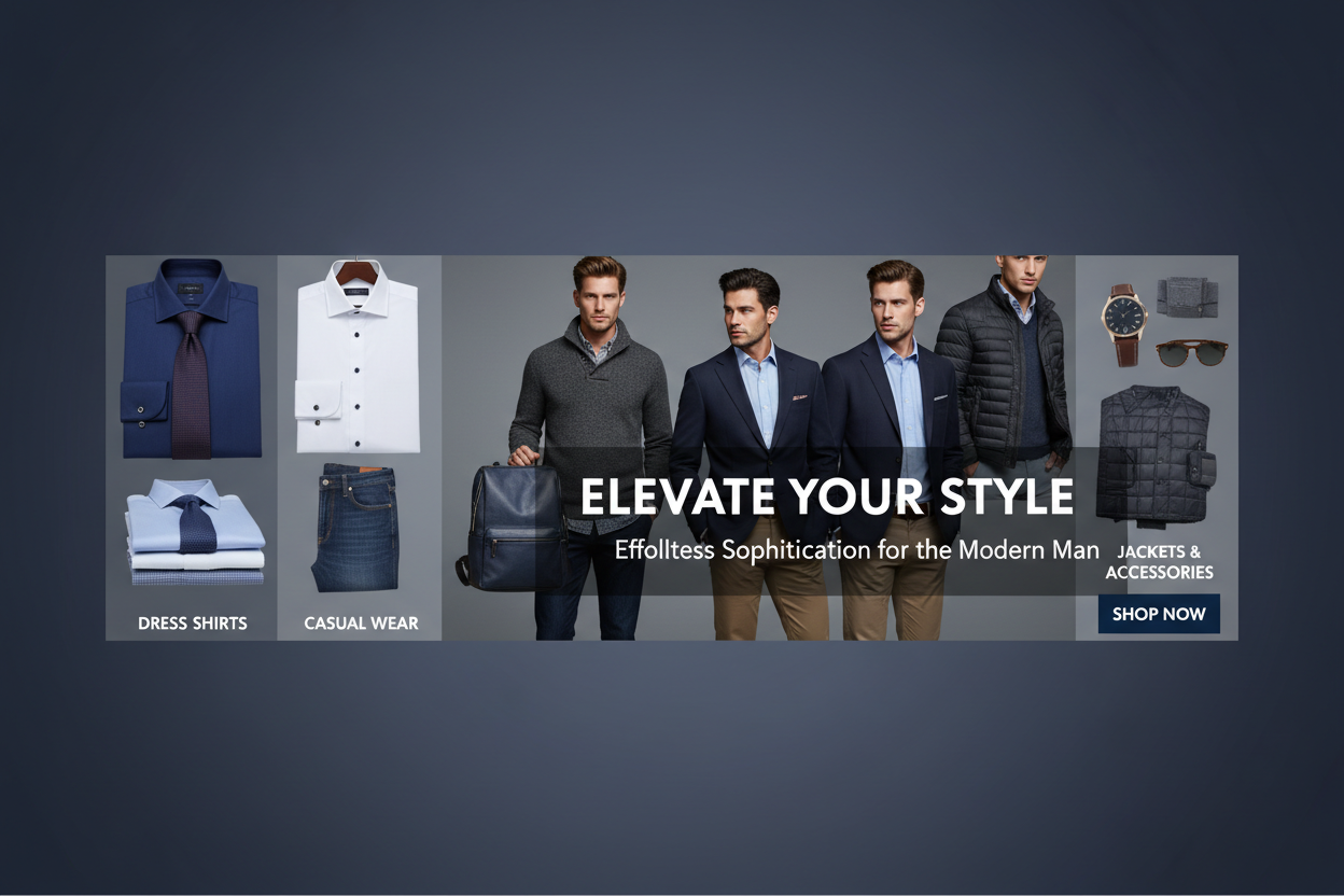mens banners clothing 